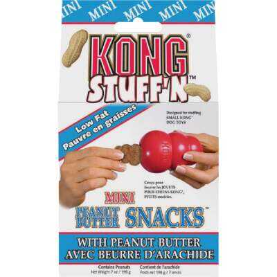 Kong Stuff'N Small Dog Peanut Butter Flavor Crunchy Dog Treat, 7 Oz.